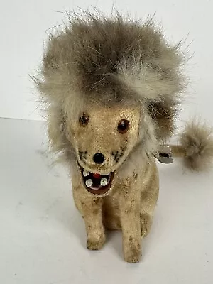 Vintage LiINEMAR Mechanical LION Wind-up Toy Lion Working Condition • $50