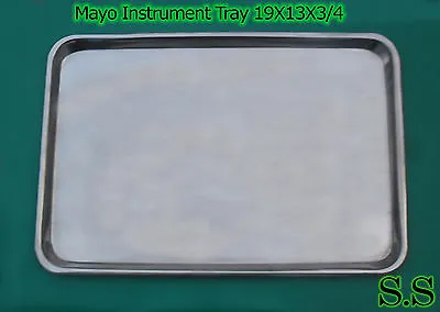 Mayo Instrument Tray 19X13X3/4 Surgical Dental Veterina • $29.99