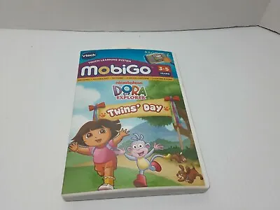 VTech Mobigo 2 Touch Learning System Video Game Dora The Explorer Twins Day • $10