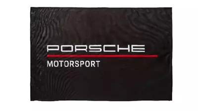 $30.13 • Buy New Genuine Porsche Drivers Selection Motorsport Fanwear Flag Man Cave Garage 