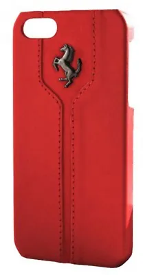 Ferrari Monte Carlo IPhone 5 Red Leather Case • $5