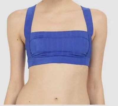 $80 Adidas By Stella McCartney Women's Blue Bikini Swim Top Swimwear Size M • $19.98