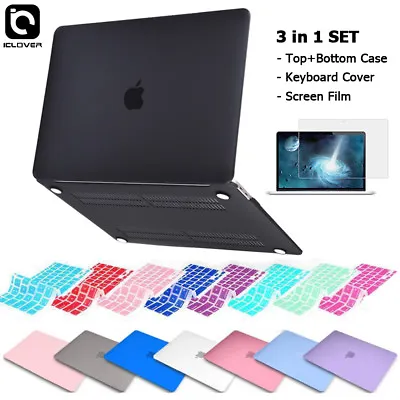 2020 Rubberized Case/ Keyboard Cover/ Screen Film Fr Macbook Air 13  A2179 A2337 • $13.49