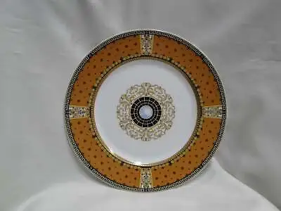 Bernardaud Grand Versailles Orange Rim Gold Design: Dinner Plate (s) 10 1/4  • $149.99
