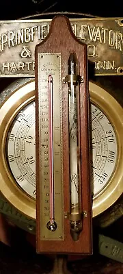 Antique Charles Martine Milton Ma Civil War Meteorology Atmospheric Thermometer  • $329