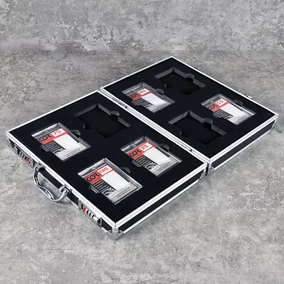 Magnetic Card Holders Case Storage Box For 16+ Sports Trading Cards Suitcase • $37.98