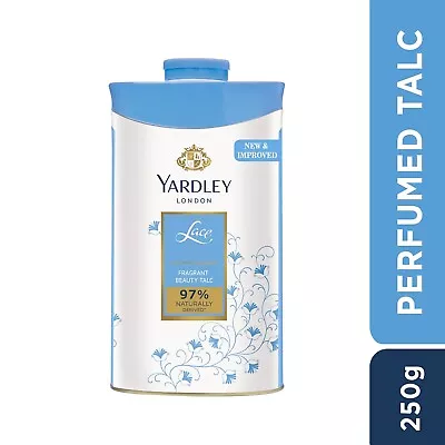 Yardley London Lace Long Lasting Fragrance Perfumed Talc For Women 250g Powder • £16.13