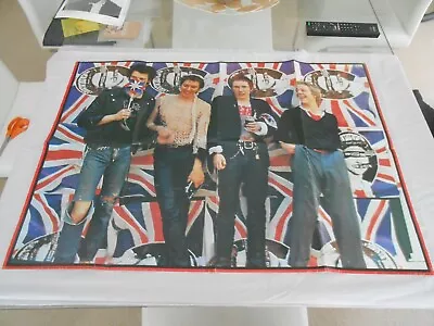 SEX PISTOLS - Rare ORIGINAL BIG O VINTAGE POSTER 1980 Punk Clash Damned • £50