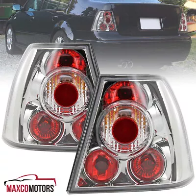 Tail Lights Fits 1999-2005 Volkswagen Jetta MK4 Clear Brake Lamps L+R 99-04 • $58.94