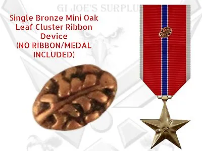 New Device Pronged Mini 3/16 Bronze Oak Leaf Cluster Military Medals Ribbons L1 • £4.81