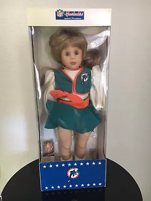 NFL Miami Dolphins Cheerleader America’s Sweetheart Doll 18” UNOPENED RARE • $99.99