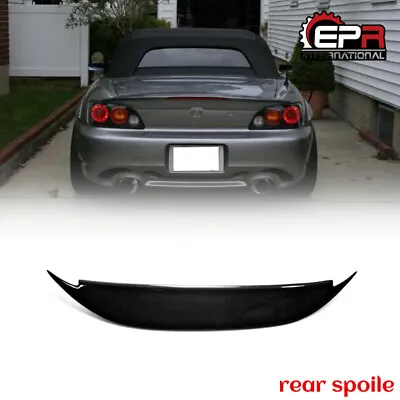 For Honda S2000 BYS Style Carbon Fiber Rear Trunk Spoiler Ducktail Wing Lip • $361.87