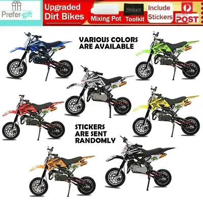 49CC Dirt Bikes Motor Bike 50CC Motorcycle Pocket Bike ATV Toys Adult Kids Sale • $499.95