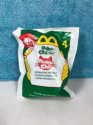 McDonalds Vintage 2000 Robo Chi Pets #4 Meow Chi Happy Meal Toy - Sealed Package • $8.99