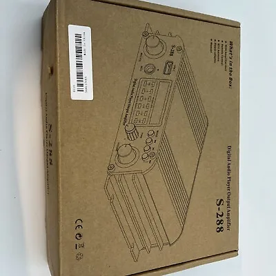 Digital Audio Player Output Amplifier S-288 Brand New In Box • $34.99