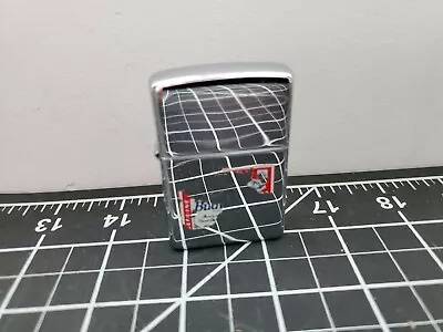 $17.77 • Buy 1998 ZIPPO XIV BUDWEISER CIGARETTE LIGHTER Graphic Damage No Wick & Pad Need TLC