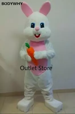 Rabbit Mascot Costume Suits Cosplay  Dress Outfits  Advertising Carnival Easter • $222.46