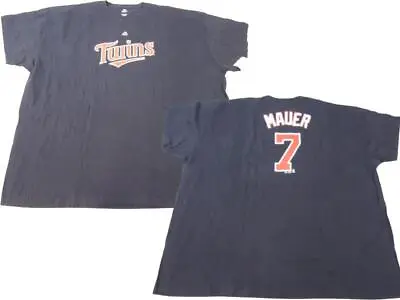 NEW Minnesota Twins #7 Joe Mauer Mens Size 6XL Majestic Shirt • $10.91