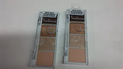 $12.99 • Buy Lot Of 2 E.l.f. Bite-Size Eyeshadow Palette New ELF Cream & Sugar......E01