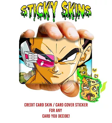 Vegeta Scouter Credit Card Skin Cover / Wrap Decal Pre-Cut Sticker • $7.80