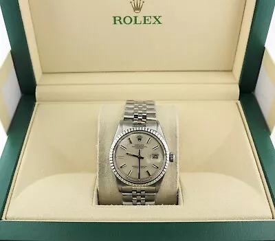 1974 Rolex Datejust 1603 Silver Dial SS Jubilee No Papers 36mm • $4000