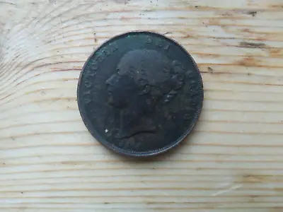 1854 Queen Victoria Young Head Bronze Penny. • £9.99