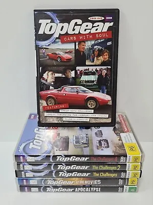 BBC Top Gear DVD Bundle At The Movies Apocalypse The Challenges Cars With Soul • $39.95