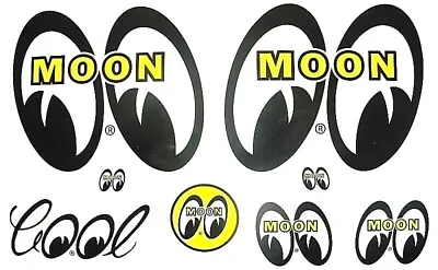 BIG Mooneyes Decal / Sticker Assort Hot Rat Rod Classic Car Street Drag Racing   • $19.95