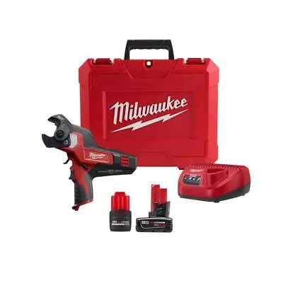 Milwaukee 600 MCM Cable Cutter Kit 12V Li-Ion 5000 Lbs. Force Compact LED-Light • $682.13