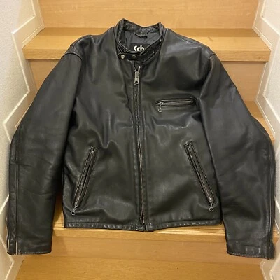 $230 • Buy Schott 641q 40 Perfecto Caferacer Steerhide Leather Motorcycle Jacket 618 613