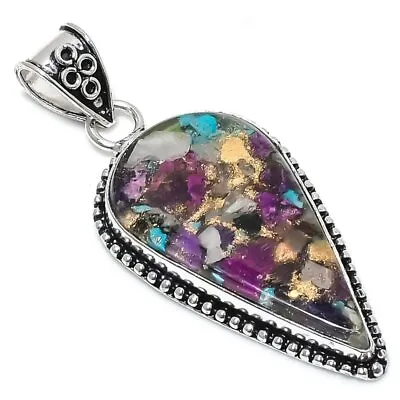 Spiny Oyster Gemstone 925 Sterling Silver Gift Jewelry Pendant 2.48  G631 • $18.79