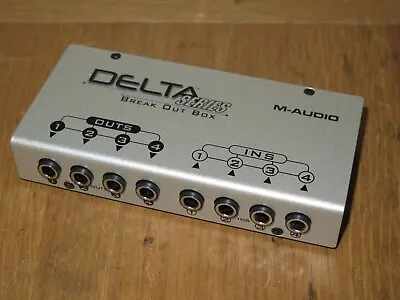 M-AUDIO DELTA Series Break Out Box Audio Interface / PERFECT • £15