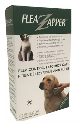 £25.95 • Buy Electronic Electric Epilady Flea Zapper Comb Safe Cat Dog Pets Kills Fleas New 