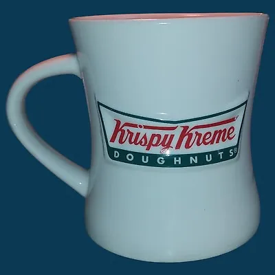 Krispy Kreme Doughnuts Ceramic Coffee Mug Large Heavy Raised  Logos 14oz EUC • $19.95