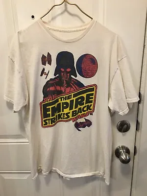 $18.99 • Buy Vintage Star Wars Empire Strikes Back Darth Vader Graphic  T-Shirt  Sz Large