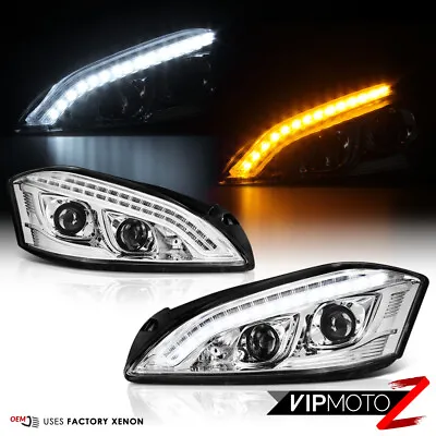 2007-2013 M-Benz W221 S550 S63 S65 AMG  NEWEST DRL  Chrome D1S Headlights Lamps • $856.95