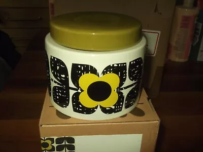 £12.99 • Buy Orla Kiely Ceramic Storage Pot New With Box 