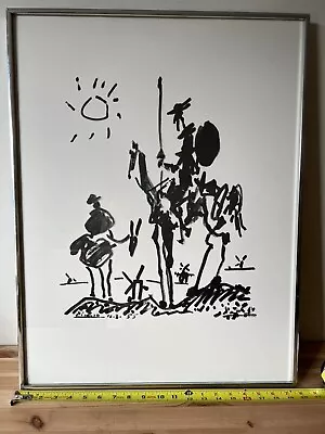 Pablo Picasso Don Quixote Litho Editions Combat Pour La Paix S.P.A.D.E.M. ARCHES • $125