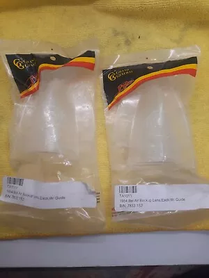 $22 • Buy SET 54 Chevy Taillight Back Up Reverse Light Lamp Clear Lens Bel Air 150 210 New