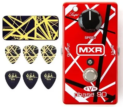 MXR EVH Eddie Van Halen Phase 90 Pedal EVH Black & Yellow Stripes Pick Tin EVH90 • $129.99