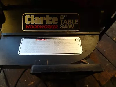 Clarke Woodworker 8 Inch Table Saw CTS800 • £49.95
