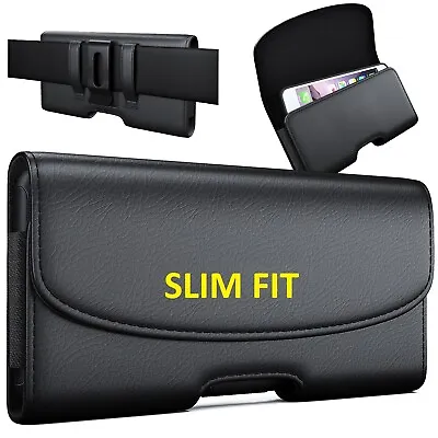 New Cell Phone Belt Holder Holster Slim Fit Case With Clip & Loop Carrying Pouch • $9.98