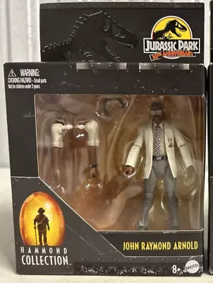 Jurassic Park 30th Hammond Collection JOHN RAYMOND ARNOLD JP FIGURE MATTEL NEW • $24.99