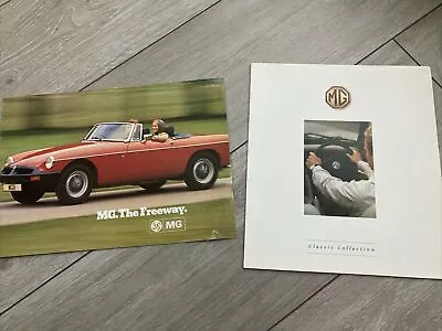 2 MG Car Brochures - Classic Collection & The Freeway • $3.72