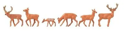 Red Deer (6) Figure Set Faller OO/HO Model 151907 • £12.50