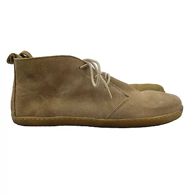 Vivobarefoot Mens 44 Gobi III Chukka Boot Honey Suede Casual Lace Up Ankle Shoe • $79.94