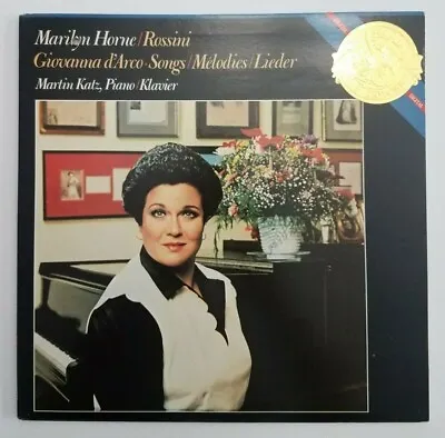 Marilyn Horne Rossini Giovanna D'Arco Songs Gatefold Vinyl LP Tested Works • $16.99