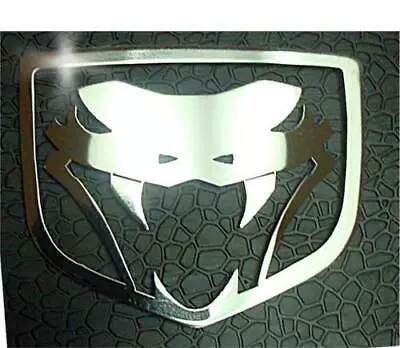 2003-2010 Viper - VIPER Fangs Emblem 1Pc | Polished Stainless Steel • $54.99