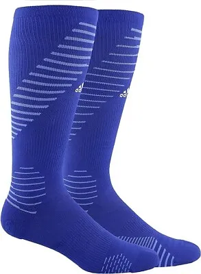 New Adidas Adult Running Over The Calf (OTC) Socks - 1-Pair - Medium - Blue • $8.99