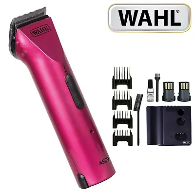 Wahl Arco Cordless Animal Clipper Grooming Set Pink 0.7 - 3mm WM6854-803 • £129.99